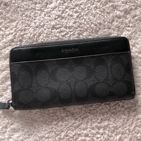 NWT Coach signature coated canvas accordion wallet - Picture 3 of 9
